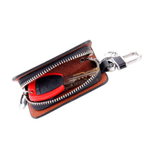 Load image into Gallery viewer, Universal Leather Roots Texture Waist Hanging Zipper Wallets Key Holder Bag (No Include Key)