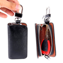 Load image into Gallery viewer, Universal Leather Roots Texture Waist Hanging Zipper Wallets Key Holder Bag (No Include Key)