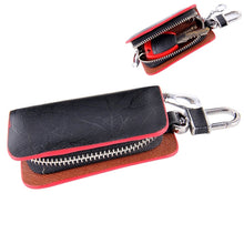 Load image into Gallery viewer, Universal Leather Roots Texture Waist Hanging Zipper Wallets Key Holder Bag (No Include Key)