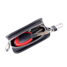 Load image into Gallery viewer, Universal Leather Denim Texture Waist Hanging Zipper Wallets Key Holder Bag (No Include Key)