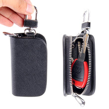 Load image into Gallery viewer, Universal Leather Denim Texture Waist Hanging Zipper Wallets Key Holder Bag (No Include Key)