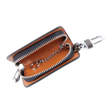 Load image into Gallery viewer, Universal Leather Knead Skin Texture Waist Hanging Zipper Wallets Key Holder Bag (No Include Key)