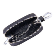 Load image into Gallery viewer, Universal Leather Crocodile Texture Waist Hanging Zipper Wallets Key Holder Bag (No Include Key)
