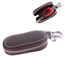 Load image into Gallery viewer, Universal Leather Crocodile Texture Waist Hanging Zipper Wallets Key Holder Bag (No Include Key)