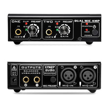Load image into Gallery viewer, LINEPAUDIO A961 2-Channel Microphone Amplifier Electric Guitar Electric Bass Amplifier, A961
