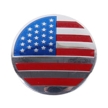 Load image into Gallery viewer, 4 PCS USA Flag Metal Car Sticker Wheel Hub Caps Centre Cover Decoration, USA Flag