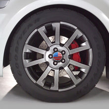 Load image into Gallery viewer, 4 PCS USA Flag Metal Car Sticker Wheel Hub Caps Centre Cover Decoration, USA Flag