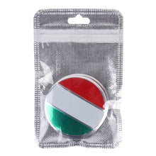 Load image into Gallery viewer, 4 PCS Italy Flag Metal Car Sticker Wheel Hub Caps Centre Cover Decoration, Italy Flag