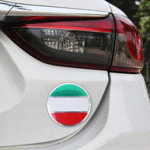 Load image into Gallery viewer, 4 PCS Italy Flag Metal Car Sticker Wheel Hub Caps Centre Cover Decoration, Italy Flag