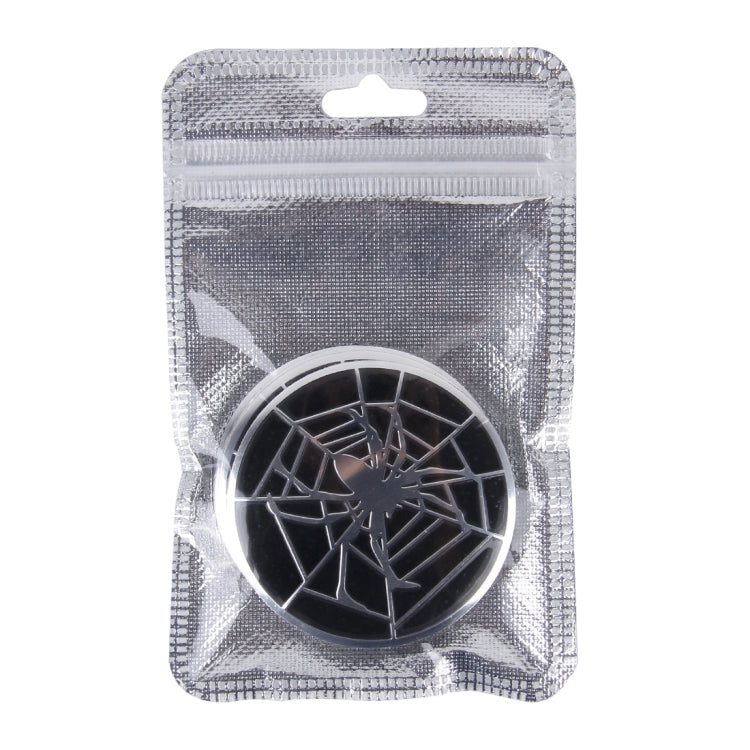 4 PCS Spider Metal Car Sticker Wheel Hub Caps Centre Cover Decoration, Spider