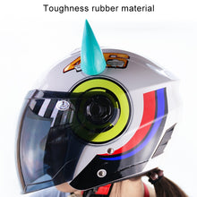 Load image into Gallery viewer, 2 PCS Motorcycle Helmet Devil Decoration Motorbike Helmet Suction Cups Horns Decoration Headwear Sucker