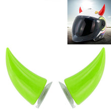 Load image into Gallery viewer, 2 PCS Motorcycle Helmet Devil Decoration Motorbike Helmet Suction Cups Horns Decoration Headwear Sucker