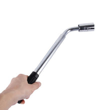 Load image into Gallery viewer, Telescoping Wheel Lug Wrench with Reversible 17mm &amp; 19mm, 21mm &amp; 23mm Socket Adapters And Extended Nonslip Handle from 14.4 inch to 20.5 inch, Telescoping 17mm&amp;19mm 21mm&amp;23mm
