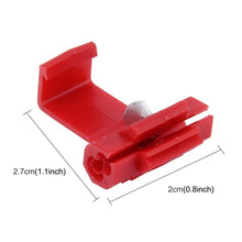 Load image into Gallery viewer, 50 PCS Quick Splice Solderless Wire Terminals Connector, Red