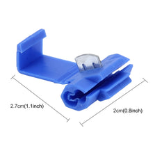 Load image into Gallery viewer, 50 PCS Quick Splice Solderless Wire Terminals Connector, Blue