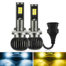 Load image into Gallery viewer, 2 PCS EV15 880 / 881 DC9-32V / 6W / IP67 Car LED Double Color Fog Light, Cold White Light  + Amber Light, EV15 880 / 881