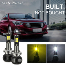 Load image into Gallery viewer, 2 PCS EV15 880 / 881 DC9-32V / 6W / IP67 Car LED Double Color Fog Light, Cold White Light  + Amber Light, EV15 880 / 881