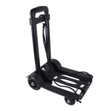 Load image into Gallery viewer, Lightweight Portable Folding Luggage Carts Travel Trolley with Rope