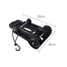 Load image into Gallery viewer, Lightweight Portable Folding Luggage Carts Travel Trolley with Rope