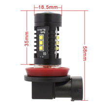Load image into Gallery viewer, 2 PCS MZ 10W 1080 LM 5500K H8/H11 12 XB-D LED Car Front Fog Lights Car Car Fog Light Auto Daytime Running Lights, DC 12-24V, H8/H11