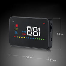 Load image into Gallery viewer, A200 OBD2 3.5 inch Vehicle-mounted Head Up Display Security System, Support Car Speed / Engine Revolving Speed Display / Water Temperature / Voltage, A200