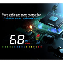 Load image into Gallery viewer, A200 OBD2 3.5 inch Vehicle-mounted Head Up Display Security System, Support Car Speed / Engine Revolving Speed Display / Water Temperature / Voltage, A200
