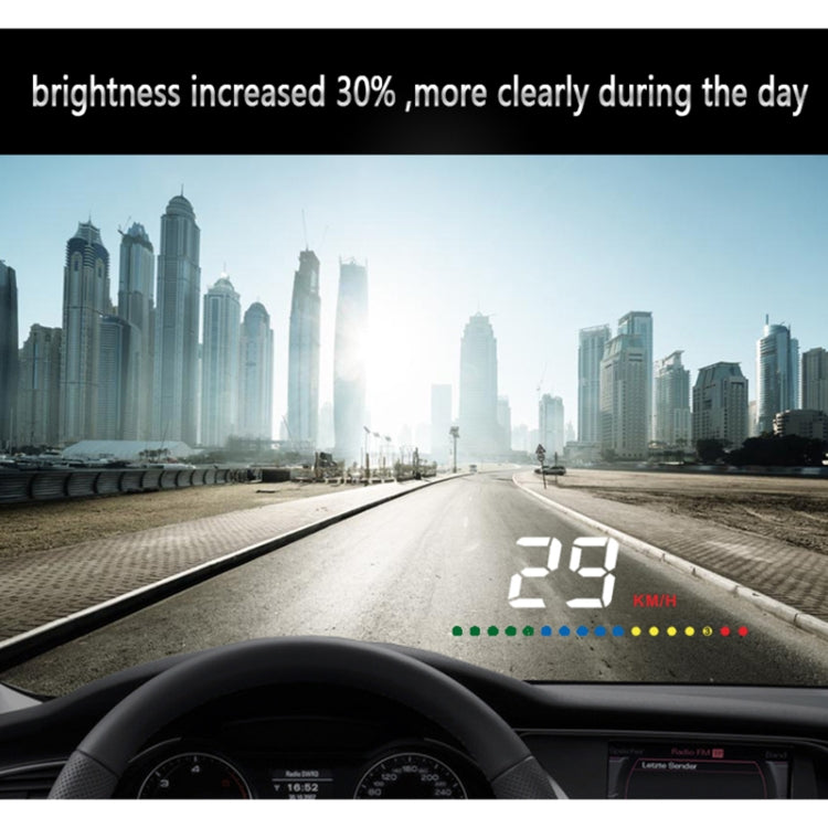 A200 OBD2 3.5 inch Vehicle-mounted Head Up Display Security System, Support Car Speed / Engine Revolving Speed Display / Water Temperature / Voltage, A200