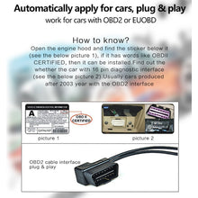 Load image into Gallery viewer, D5000 OBD2 5 inch Vehicle-mounted Head Up Display Security System, Support Car Speed / Engine Revolving Speed Display / Water Temperature / Battery Voltage / Detection and Elimination Fault Code, D5000
