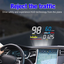 Load image into Gallery viewer, D5000 OBD2 5 inch Vehicle-mounted Head Up Display Security System, Support Car Speed / Engine Revolving Speed Display / Water Temperature / Battery Voltage / Detection and Elimination Fault Code, D5000