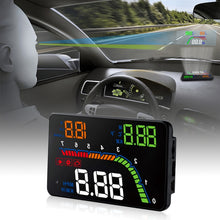 Load image into Gallery viewer, T100 OBD2 4 inch Vehicle-mounted Head Up Display Security System, Support Car Speed / Engine Revolving Speed Display / Instantaneous Fuel Consumption / Detection and Elimination Fault Code, T100