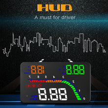 Load image into Gallery viewer, T100 OBD2 4 inch Vehicle-mounted Head Up Display Security System, Support Car Speed / Engine Revolving Speed Display / Instantaneous Fuel Consumption / Detection and Elimination Fault Code, T100