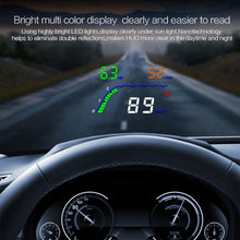 Load image into Gallery viewer, T100 OBD2 4 inch Vehicle-mounted Head Up Display Security System, Support Car Speed / Engine Revolving Speed Display / Instantaneous Fuel Consumption / Detection and Elimination Fault Code, T100