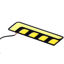 Load image into Gallery viewer, 2 PCS DC 12V 10W 800LM 5500K Car DRL Daytime Running Lights Lamp,Cable Length:25cm(White Light + Yellow Light), Multi-Color+10W 800LM/5500K