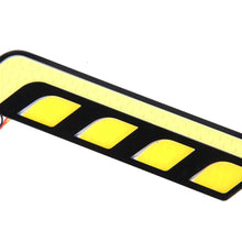 Load image into Gallery viewer, 2 PCS DC 12V 10W 800LM 5500K Car DRL Daytime Running Lights Lamp,Cable Length:25cm(White Light + Yellow Light), Multi-Color+10W 800LM/5500K