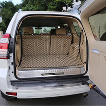 Load image into Gallery viewer, 4 Hook Vehicle Universal Fit Trunk Mesh Cargo Storage Organizer Car Van SUV Back Item Net, Car Van SUV Back Item Net