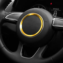 Load image into Gallery viewer, Car Auto Steering Wheel Ring Cover Trim Sticker Decoration for Audi A4L / A3 / A5 2017-2019