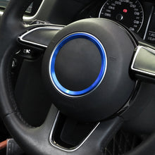 Load image into Gallery viewer, Car Auto Steering Wheel Ring Cover Trim Sticker Decoration for Audi A4L / A3 / A5 2017-2019