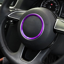 Load image into Gallery viewer, Car Auto Steering Wheel Ring Cover Trim Sticker Decoration for Audi A4L / A3 / A5 2017-2019