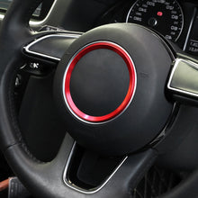 Load image into Gallery viewer, Car Auto Steering Wheel Ring Cover Trim Sticker Decoration for Audi A4L / A3 / A5 2017-2019