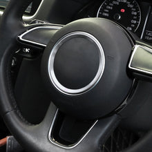 Load image into Gallery viewer, Car Auto Steering Wheel Ring Cover Trim Sticker Decoration for Audi A4L / A3 / A5 2017-2019