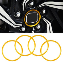 Load image into Gallery viewer, 4 PCS Car Metal Wheel Hub Decoration Ring for BMW 5 Series 2018