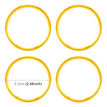 Load image into Gallery viewer, 4 PCS Car Metal Wheel Hub Decoration Ring for BMW 5 Series 2018