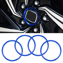Load image into Gallery viewer, 4 PCS Car Metal Wheel Hub Decoration Ring for BMW 5 Series 2018
