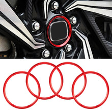 Load image into Gallery viewer, 4 PCS Car Metal Wheel Hub Decoration Ring for BMW 5 Series 2018