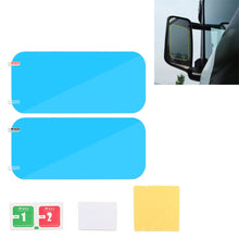 Load image into Gallery viewer, Truck PET Rearview Mirror Protective Window Clear Anti-fog Waterproof Rain Shield Film, Rain Shield Film
