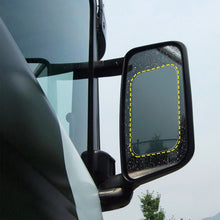 Load image into Gallery viewer, Truck PET Rearview Mirror Protective Window Clear Anti-fog Waterproof Rain Shield Film, Rain Shield Film