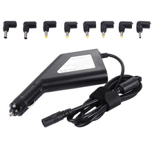 Load image into Gallery viewer, Laptop Notebook Power 90W Universal Car Charger with 8 Power Adapters &amp; 1 USB Port for Samsung, Sony, Asus, Acer, IBM, HP, Lenovo, Car Charger