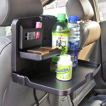 Load image into Gallery viewer, SHUNWEI SD-1503 Vehicle Multi-function Foldable Tray Back Seat Table Drink Food Cup Holder Travel Dining Tray Organzier, SD-1503