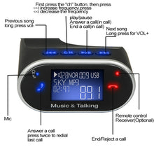 Load image into Gallery viewer, 630C Chicken Leg Shape Car Stereo Radio MP3 Audio Player, Bluetooth Hands-free Car Kit FM Transmitter, 630C