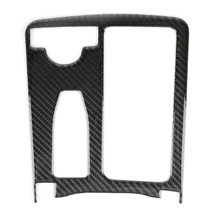 Car Left Drive Water Cup Panel Carbon Fiber Decorative Sticker for Mercedes-Benz W204 2007-2013, Water Cup Panel
